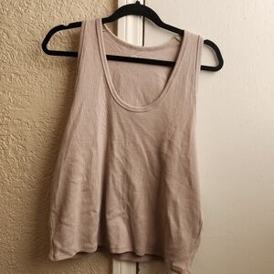 NWOT- Gilly Hicks Tan Crop Tank